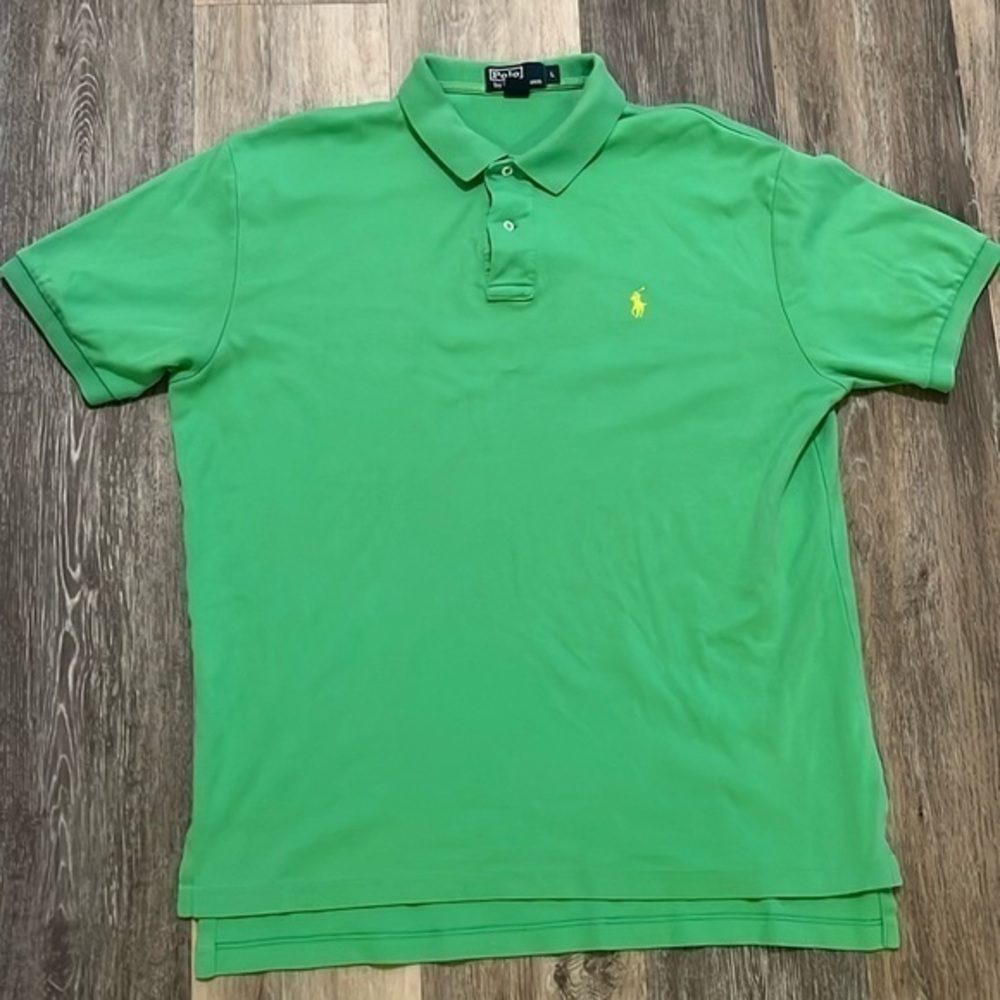 Polo by Ralph Lauren Green Polo EUC Large